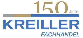 Logo Kreiller Fachhandel, 150 Jahre