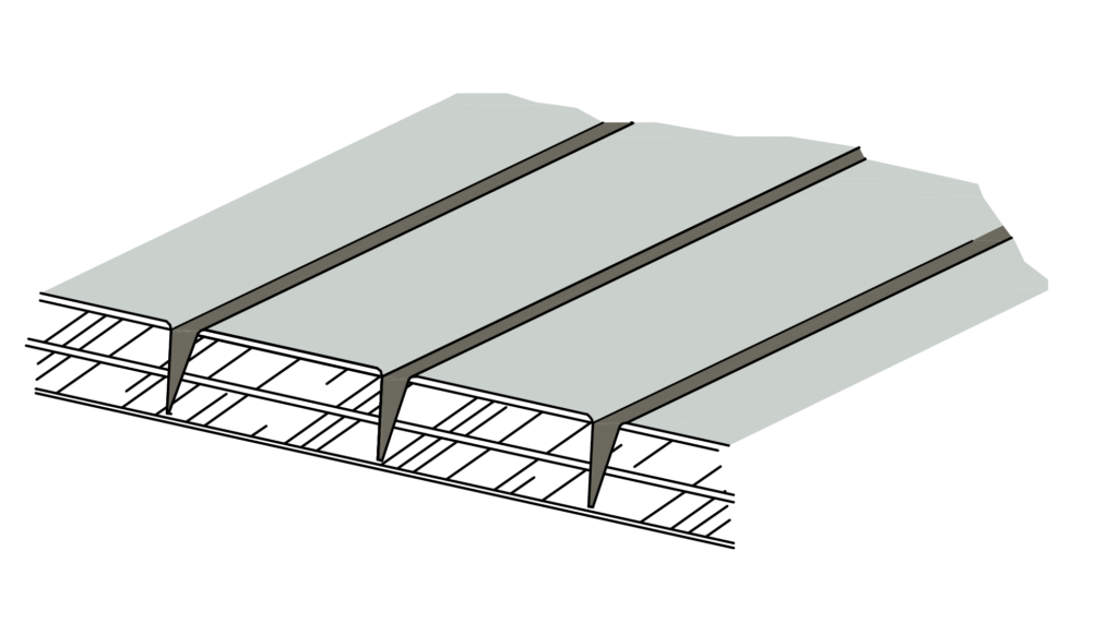 Schnittzeichnung einer Design-Rollladenmatte
