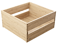 Light-Side-Schublade Typ B aus Massivholz