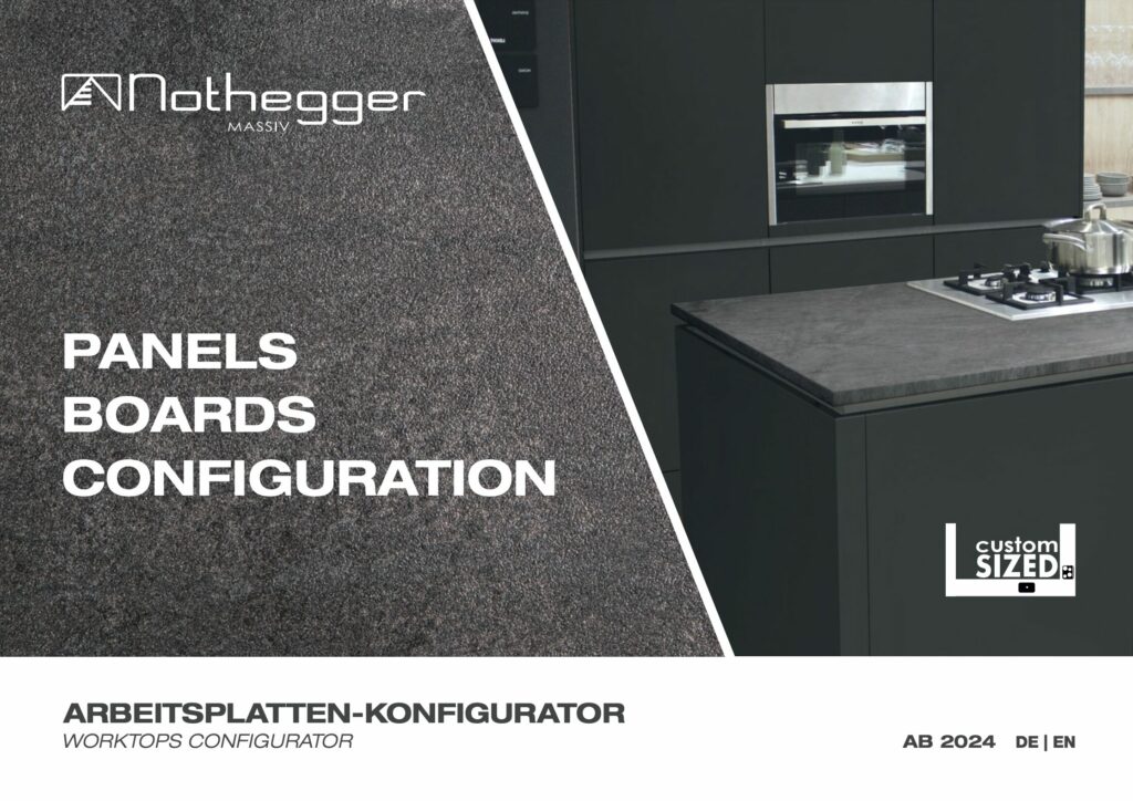 Titelseite der Arbeitsplatten-Broschüre 2024